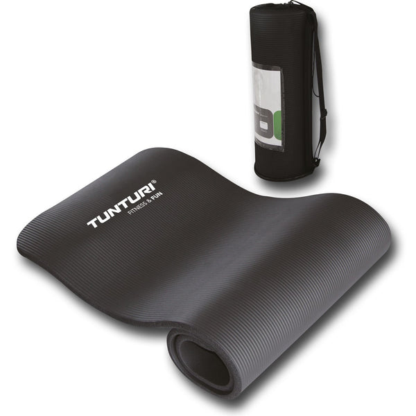 Tunturi NBR Fitnessmatte, schwarz