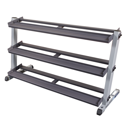 Body Solid Kurzhantelständer breit 3-lagig (GDR60+GDRT6)
