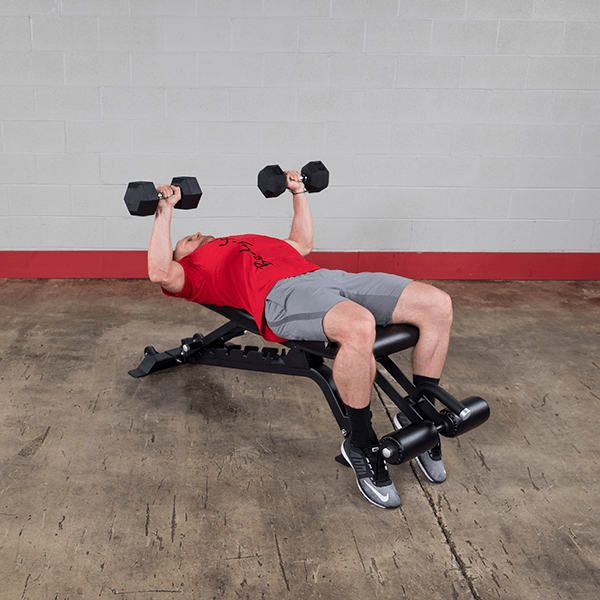 Body Solid Pro Club Line Universalbank mit Fussrolle SFID425