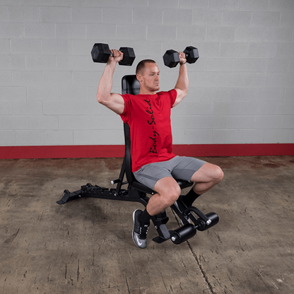 Body Solid Pro Club Line Universalbank mit Fussrolle SFID425