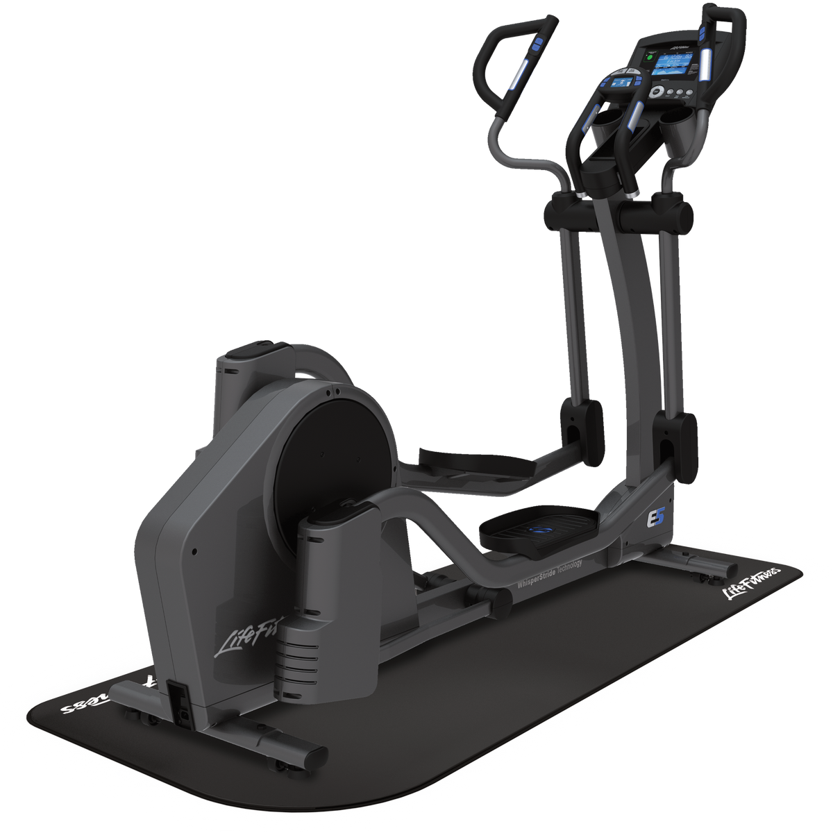 Life Fitness Bodenschutzmatten, anthrazit