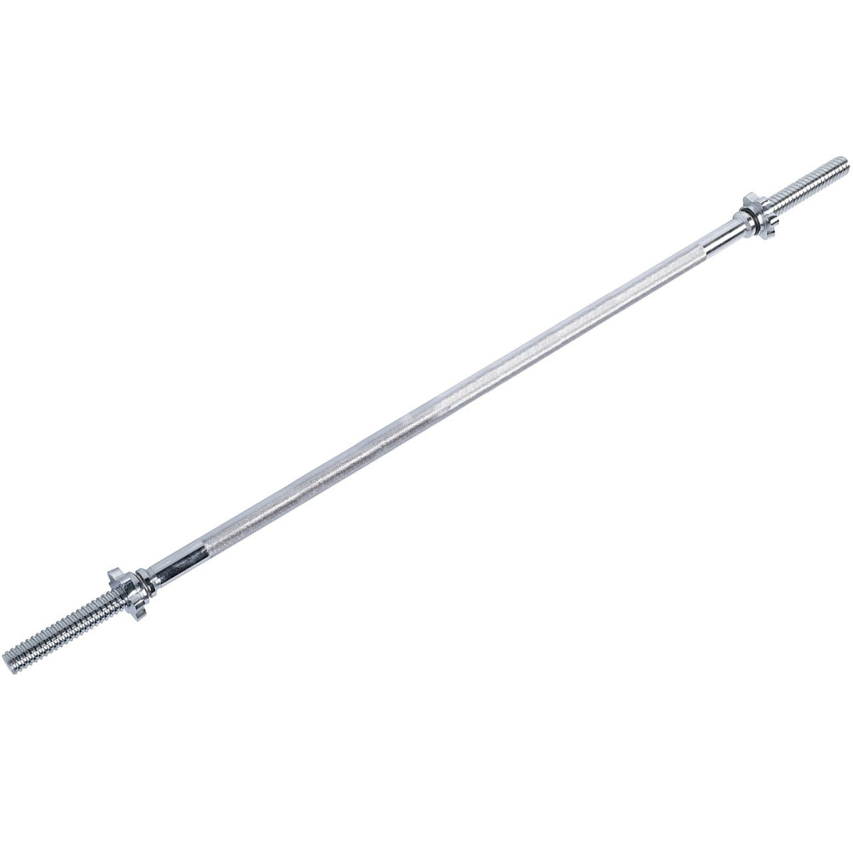 Langhantel-Stangen 120cm, 30mm mit Gewinde und 2 Schnellverschlüssen (14TUSCL234)