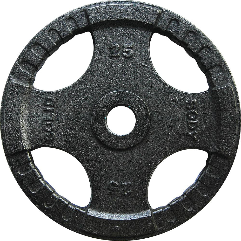 Body Solid Hantelscheiben 51mm 4D, guss, schwarz (OPTK)