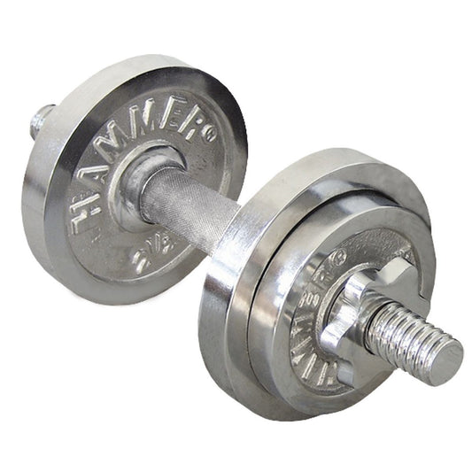 Hammer Sport 10kg Kurzhantel-Set, chrom (6750)