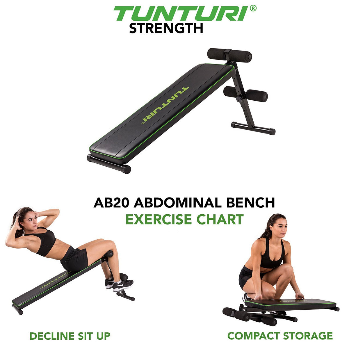 Tunturi Bauchtrainer Sit-Up Bank AB20