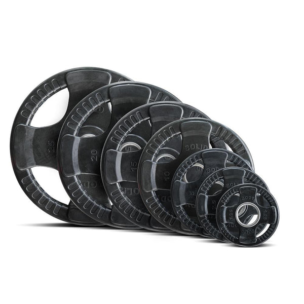 Body Solid Hantelscheiben 51mm 4D, gummiert, schwarz (ORTK)