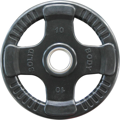 Body Solid Hantelscheiben 51mm 4D, gummiert, schwarz (ORTK)
