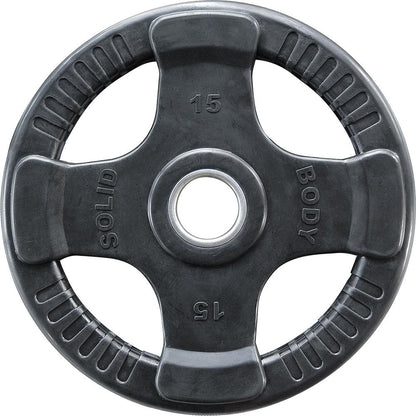 Body Solid Hantelscheiben 51mm 4D, gummiert, schwarz (ORTK)