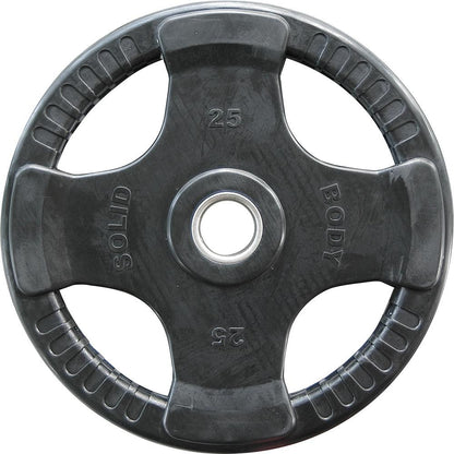 Body Solid Hantelscheiben 51mm 4D, gummiert, schwarz (ORTK)