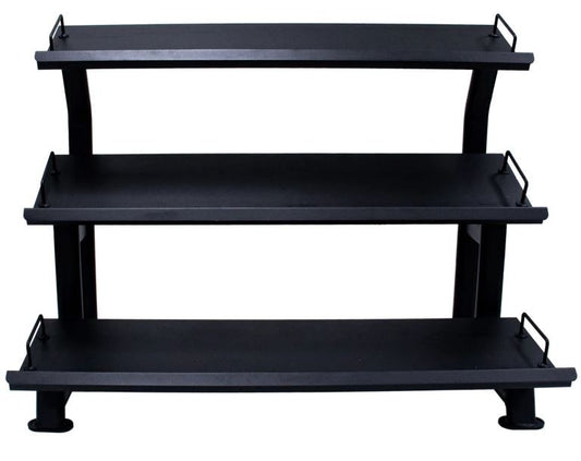 Jordan Hexagon Hantelrack für 12 Paar - 3-lagig, schwarz (JTHDR-12-BLK)