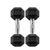Body Solid Hexagon Kurzhanteln gummiert 1-50kg, paar (HEXRU)