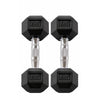Body Solid Hexagon Kurzhanteln gummiert 1-50kg, paar (HEXRU)