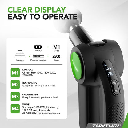 Tunturi MG70 Massage Pistole PRO
