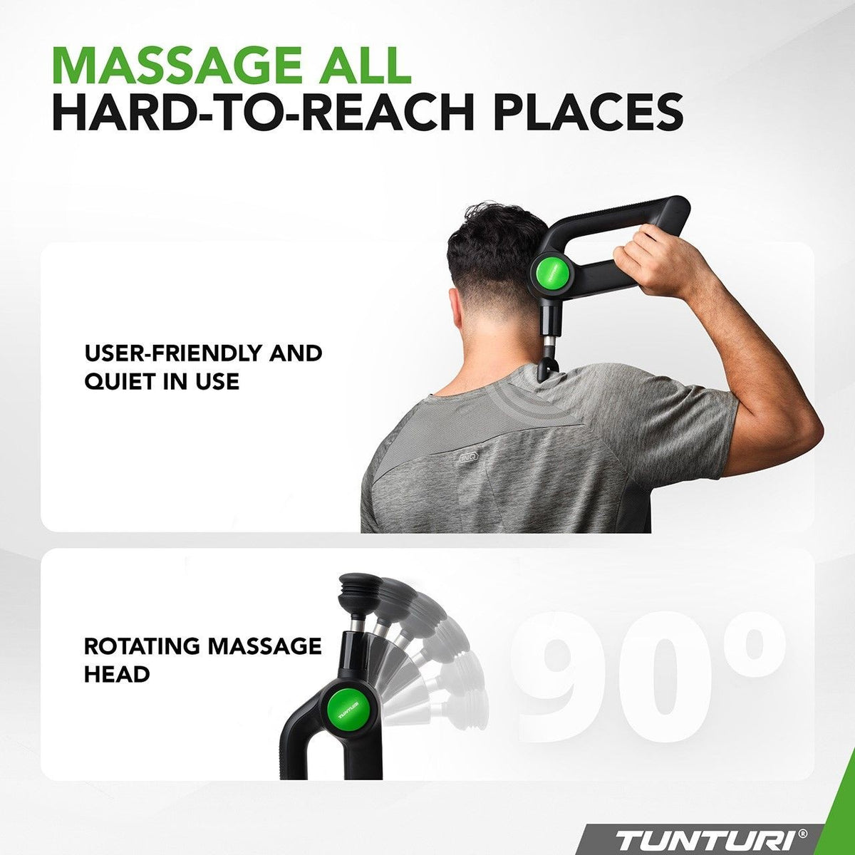 Tunturi MG70 Massage Pistole PRO