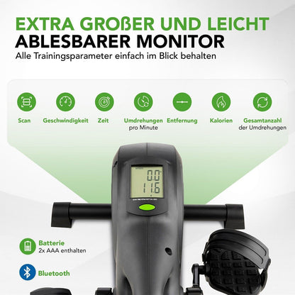 Tunturi M40 Cardio Fit Mini Heimtrainer mit Computer