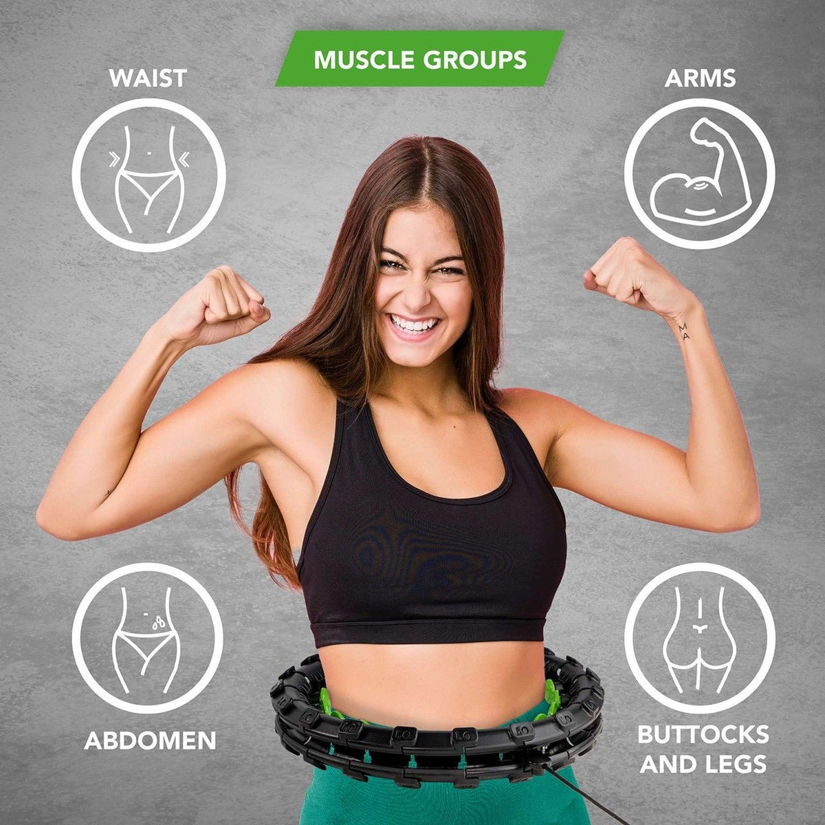 Hula Hoop Ring mit 0.4Kg Gewicht