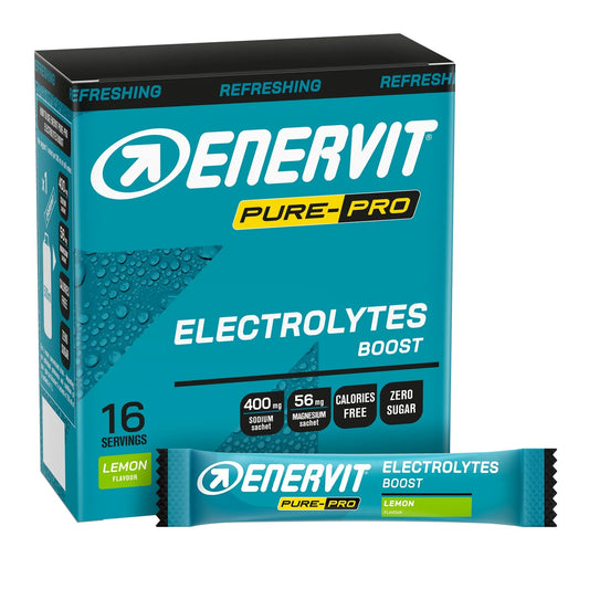 Enervit Pure-Pro Electrolytes Boost, Lemon, 16 x 4g