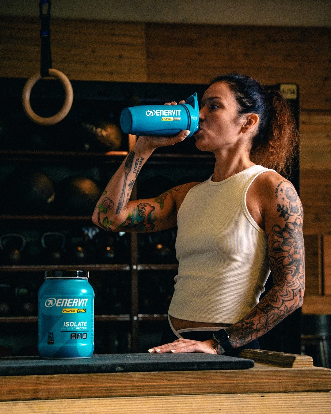 Enervit Pure-Pro Isolate Grass Fed Protein 630g Dose