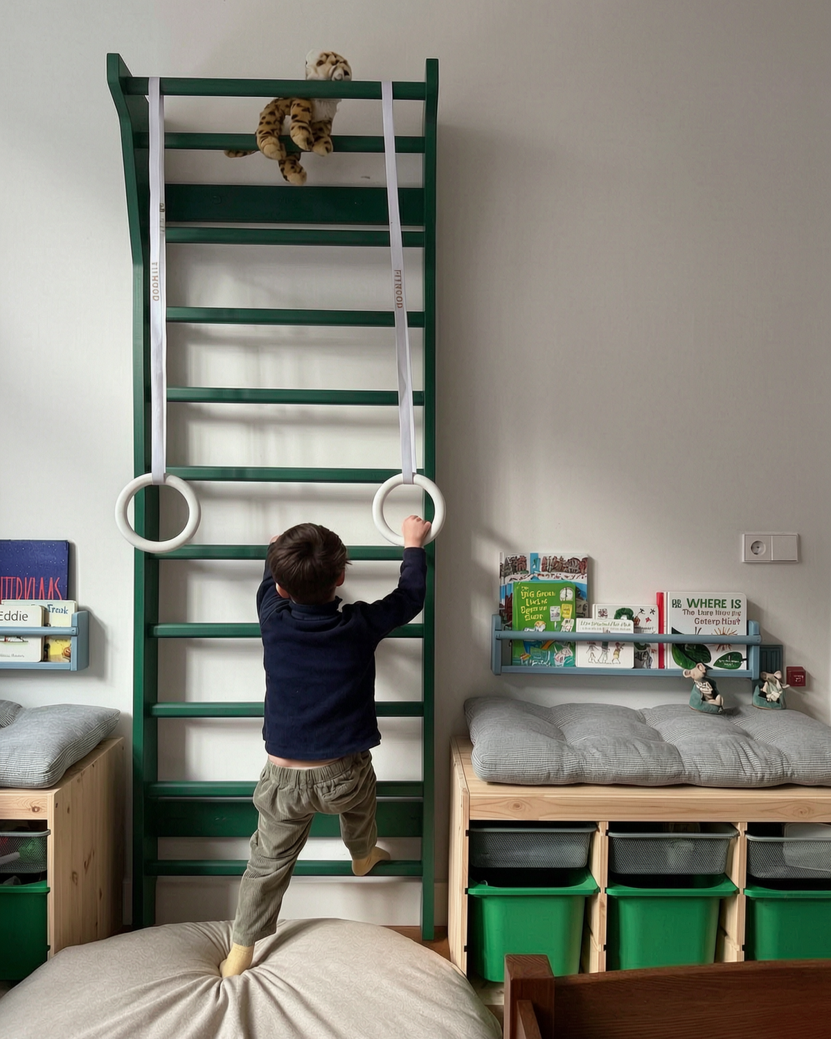 Fitwood Sprossenwand TAIMI waldgrün