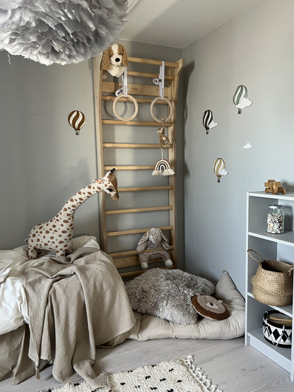 Fitwood Sprossenwand TAIMI bordeauxrot