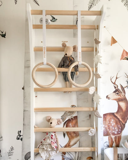 Fitwood Sprossenwand TAIMI bordeauxrot