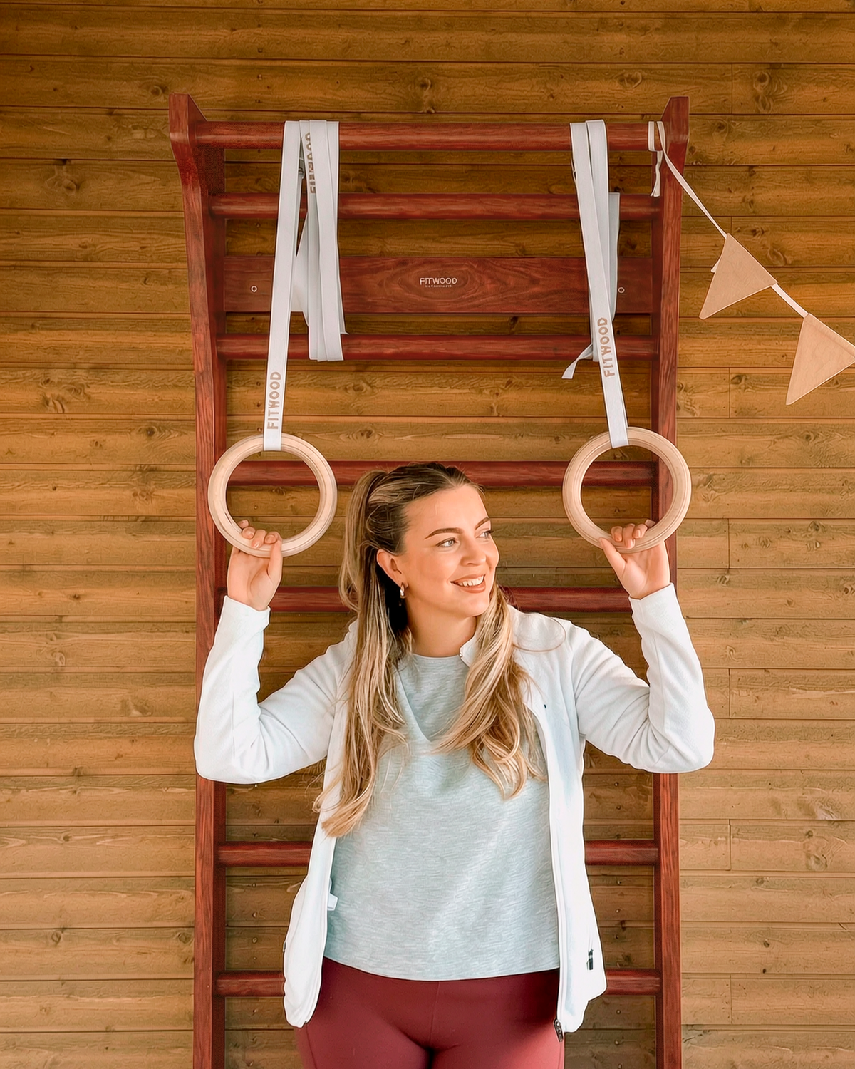 Fitwood Sprossenwand TAIMI braun