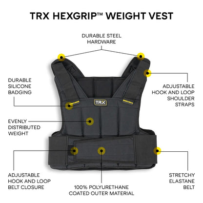 TRX HexGrip Gewichtsweste 9kg