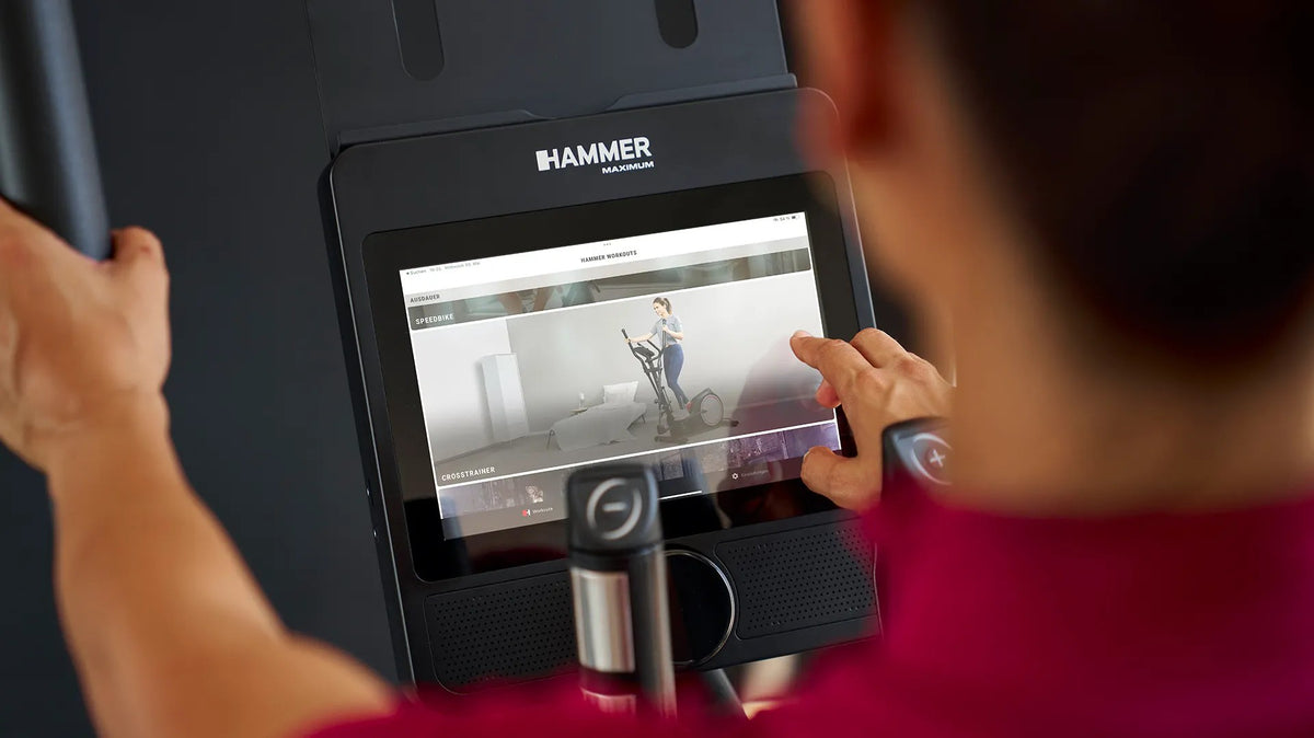 Hammer Maximum Ellipsentrainer E-Glide Acceleton