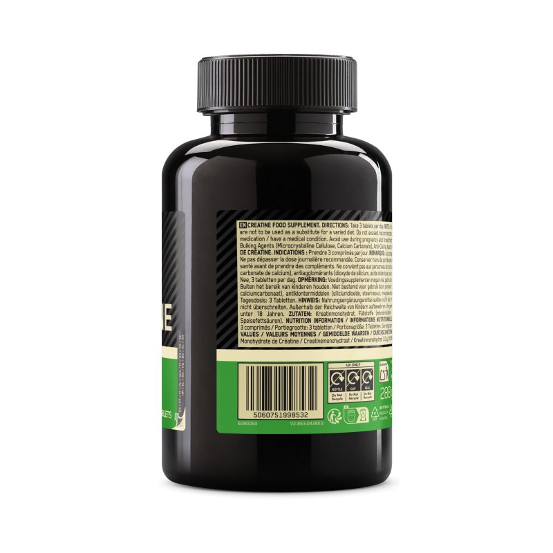Creatine Monohydrate 180 Tabletten