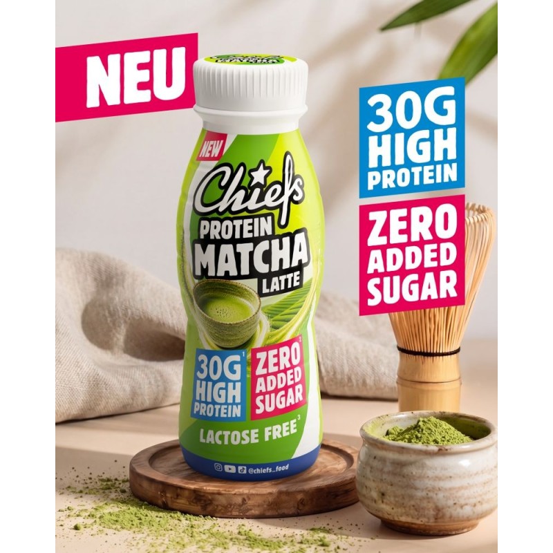 Chiefs Protein Drink Matcha Latte 8 x 330ml