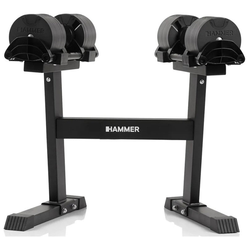 Hammer Sport SmartLock verstellbare Kurzhanteln 2-32kg ink. Ständer