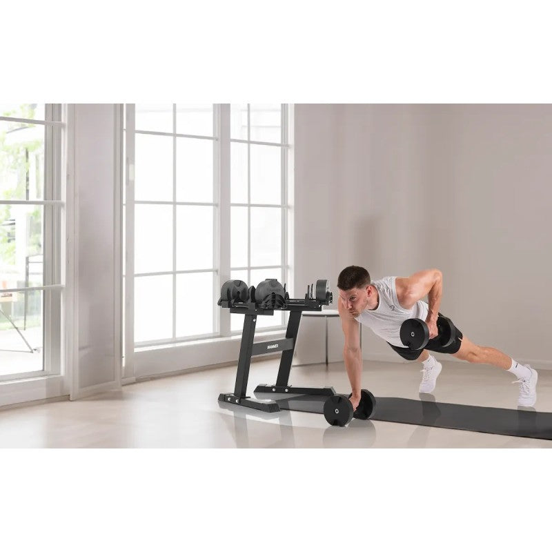 Hammer Sport SmartLock verstellbare Kurzhanteln 2-32kg ink. Ständer